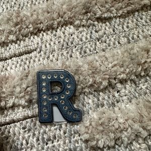 Stoney clover lane denim rhinestone letter R
